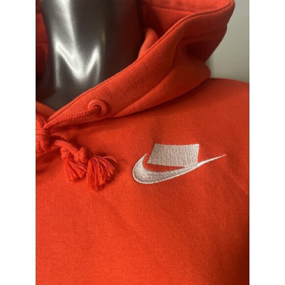 Nike‎ Women’s Hoodie Block Label Size Small Red Run Running Jog NSW Swoosh - Picture 2 of 6